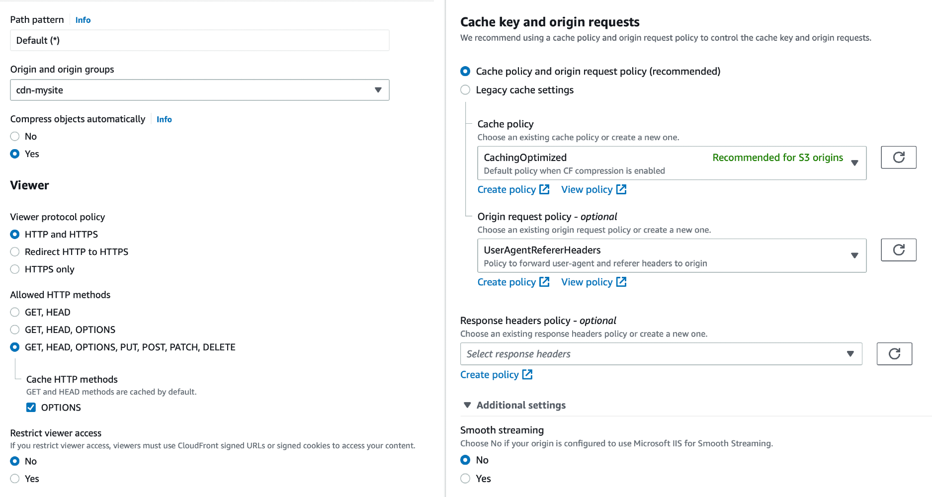 CORS - Amazon CloudFront & S3